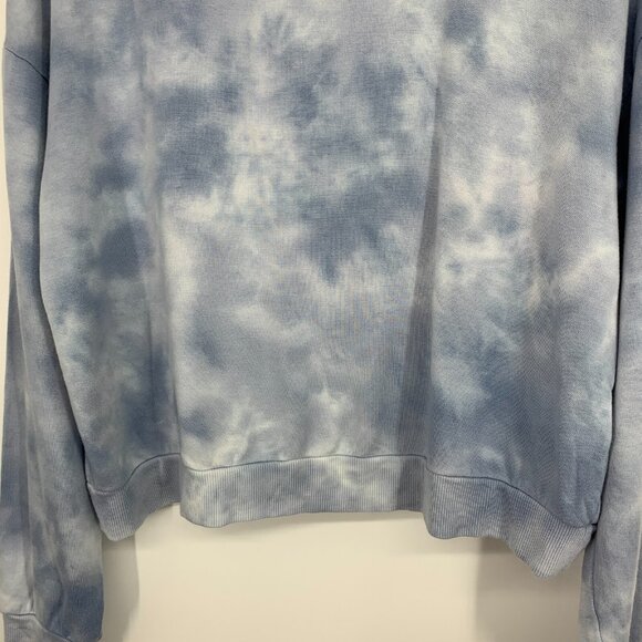 Beyond Yoga Pullover Day to Day Lounge Around Blue Tie Dye - Picture 8 of 12